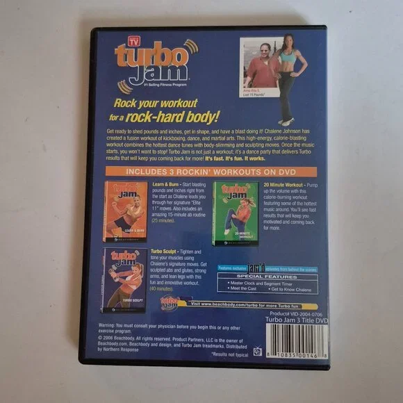 "Turbo Jam" DVD - Picture 3 of 3